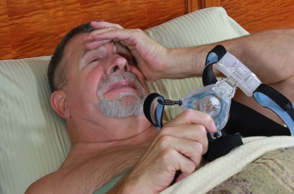 Side effects of CPAP masks therapy